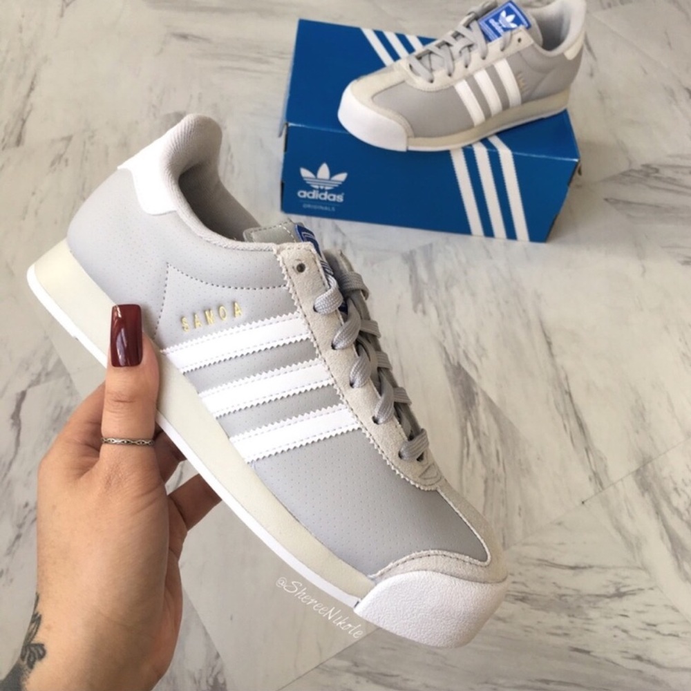 adidas Women’s Sneakers in Light Gray and White